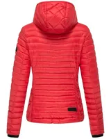 Marikoo Samtpfote Damen Jacke Steppjacke Frühling Übergangsjacke gesteppt Kapuze – Bild 7