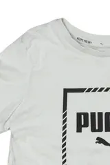 PUMA T-Shirt Jungen Oberteil Shirt Kindershirt Gr. 140 Baumwolle Weiß #lgdsihs – Bild 2