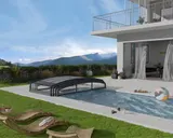 Poolüberdachung Majorca 4x8 Poolabdeckung Aluminium Winterabdeckung | Canopia – Bild 4