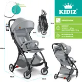 KIDIZ® Kinderwagen klappbar Reise Buggy Faltbar Kinder Sportwagen 0-48 Monate – Bild 6
