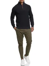 Indicode Herren Strickpullover INYassip-Pullover Herrenpulli Stehkragen Cardigan – Bild 3