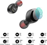 T6 True Wireless Earbuds Bluetooth Kopfhörer Touch Control IPX8 integriertes Mikrofon – Bild 8