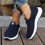Damen Slip On Sneakers Sportschuhe Turnschuhe Laufschuhe Freizeit Running Shoes – Bild 13