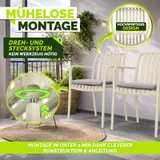 tillvex® Gartenstühle Stapelbar Gartenstuhl Wetterfest Gartenmöbel Set Balkon – Bild 4