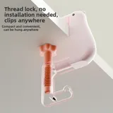 Entenförmiger abnehmbarer Tischhaken für Handtasche Tasche rutschfester Aufhä – Bild 12