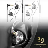 für hifi 3 5mm Ohrhörer mit abnehmbarem Kabel und Geräuschisolierung für Gaming – Bild 7