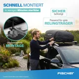Dachbox Auto faltbar FISCHER Dachtasche 270 Liter Vol. 100x40x80 wasserabweisend – Bild 5