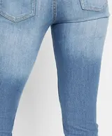 Damen Strech Jeans blue bleeched Skinny Fit Kurzgröße Gr.öße 38 bis 54 neu 59357 – Bild 7