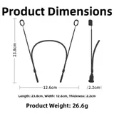 Für Sony WF-1000XM6 Ohrhörer Schlüsselband Silikon Umhängeband 23,8 cm x 12, – Bild 2