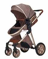 Kinderwagen Casiloo® 3in1 Kombi Buggy Reisebuggy +Auto-Babyschale Faltbar Khaki* – Bild 6