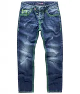 Rock Creek Herren Jeans Hosen Comfort Fit dicke Naht Denim Blau Herrenjeans M70 – Bild 2