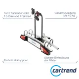 Fahrradträger Alu Active Anhängerkupplung Heckträger 2 Fahrräder von cartrend – Bild 2