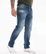 Rock Creek Herren Jeans Hosen Comfort Fit dicke Naht Denim Blau Herrenjeans M70 – Bild 8