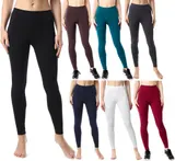 Bellivalini Damen Leggings Elastischer Bund Lang Hose Bio-Baumwolle XS-4XL – Bild 2