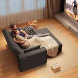 3-in-1 Schlafsofa ausziehbar,Sofa 2 sitzer mit Schlaffunktion – Bild 9