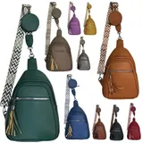 Umhängetasche Crossbody Bag Damen Brusttasche Rucksack Tasche Schultertasche 617 – Bild 2