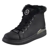 Damen Stiefeletten Winter Sneaker High Warm Gefütterte Freizeit Schuhe Boots  – Bild 1