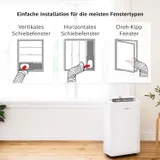 Bosch Mobiles Klimagerät Cool 2000  bis zu 35m² , 3-in-1 Klimaanlage 9000 BTU – Bild 8