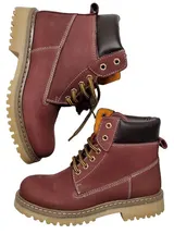 Herbststiefel Winterstiefel Mädchen Boots Stiefel Leder Dunkelrot Größe 33 – Bild 1