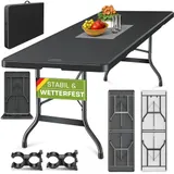 tillvex® Gartentisch 220 cm Buffettisch klappbar Klapptisch Campingtisch Garten – Bild 9