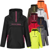 Rock Creek Damen Windbreaker Übergangsjacke Anorak Schlupfjacke Kapuze D-474 – Bild 8