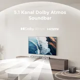 ULTIMEA 5.1 Dolby Atmos Soundbar 340W, mit Subwoofer Bluetooth Poseidon M60 Boom – Bild 1