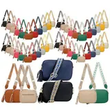Umhängetasche Crossbody Bag Damen Handtasche Set Damentasche Schultertasche S- – Bild 3