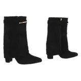 Damen Stiefel mit Reißverschluss und Reißverschluss Ital-Design 8709 in Schwarz – Bild 4