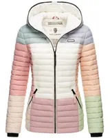 Navahoo Damen Jacke Steppjacke Übergangsjacke gesteppt Colour Blocking  NEU B841 – Bild 1
