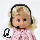 50 Pcs Miniatur-Headset Mit Mikrofon Spielzeug Puppenhauszubehör -Mikrofon – Bild 1