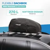 Dachbox Auto faltbar FISCHER Dachtasche 270 Liter Vol. 100x40x80 wasserabweisend – Bild 2