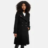 Navahoo Damen Mantel Trenchcoat Wintermantel Übergangs Jacke Parka Lang B661 – Bild 1