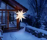 XXL 100 cm LED Weihnachtsstern Timer Innen Außen Weihnachts-Deko Stern Advent 3D – Bild 4