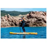 SUP Board Komplettset Allround Stand Up Paddle Surfboard Paddling 120kg Gelb – Bild 2