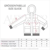 A. Salvarini warme Herren Designer Winter Jacke Teddyfell gefüttert Winterjacke – Bild 6