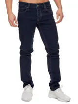 TAZZIO Jeans Slim Fit Herren Jeanshose Stretch Designer Hose Denim Dunkelblau – Bild 2