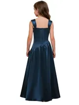 Mädchen Prinzessin Party Kleid Ballkleid Hochzeitsjungfer Abschlussball Kleider – Bild 14
