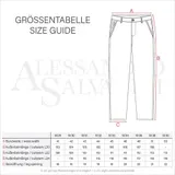 A. Salvarini Herren Designer Chino Stoff Hose Chinohose Regular Fit NEU AS016 – Bild 6