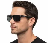 Jec-B Herren Sonnenbrille Polarisiert Sport Carbon UV400 Verspiegelt Matt JC8 – Bild 14