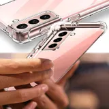 Handy Hülle Durchsichtig für Samsung Modelle Klar Clear Cover Hülle Schocksicher – Bild 1