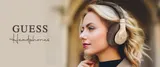 Guess Bluetooth 5.3 Wireless Headphones On-Ear 4G Script Logo Brown / Gold – Bild 4