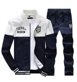 Herren Jogginganzug Jacke Tracksuit Suit Sportanzug Sporthose Trainingsanzug DE – Bild 3