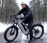 Gebraucht 2000W E-Mountainbike Elektrofahrrad Dual Motor E-bike 48V25Ah Ölbremse – Bild 9