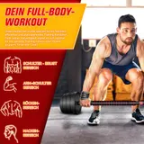 Hantelset 15 - 40 kg Kurzhanteln Langhantel Set Hantel Hantelscheiben Gewichte – Bild 6