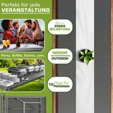 tillvex® Gartentisch 220 cm Buffettisch klappbar Klapptisch Campingtisch Garten – Bild 7