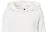 Damen Pullover weiß Plüsch Kapuze Kängurutasche Long Style Gr. 36 - 54 neu 65506 – Bild 5