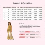 DE Mädchen Tanzkleid Glitzer Pailletten Jazz-Tanzkostüm Oberteil und Schlaghosen – Bild 3