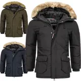Geographical Norway Herren Winter Jacke Outdoor Parka Mantel warm  Steppjacke – Bild 4