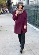 Damen Mantel Wolle Winter große Größen Winterjacke berre Größe 48 – Bild 7