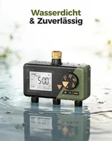 Bewässerungscomputer mit 3 Ausgängen LCD-Display & Regenverzögerung für Garten – Bild 7